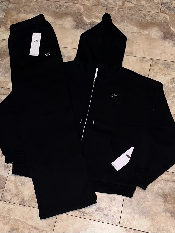 Alo Hoodie + Sweat Pants Bundle